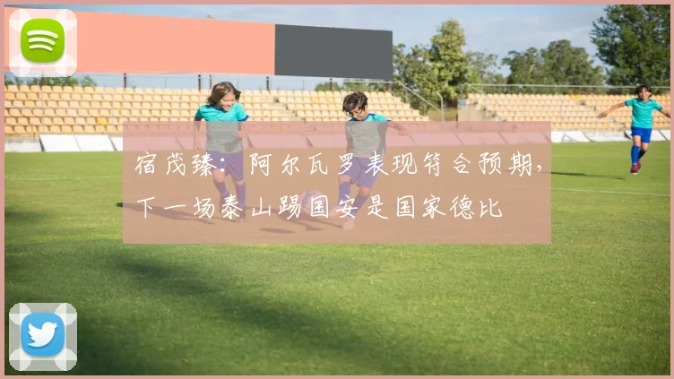 宿茂臻：阿尔瓦罗表现符合预期，下一场泰山踢国安是国家德比